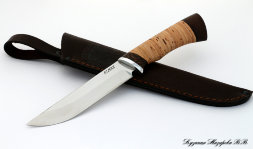 Knife Gadfly ELMAX birch bark