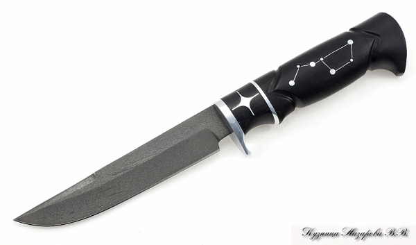 Knife Irbis H12MF black hornbeam constellation auth.