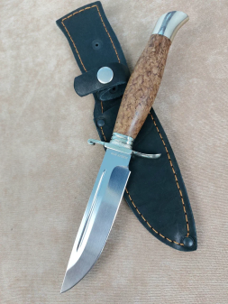 Нож Финка НКВД М390 карельская береза (распродажа) 