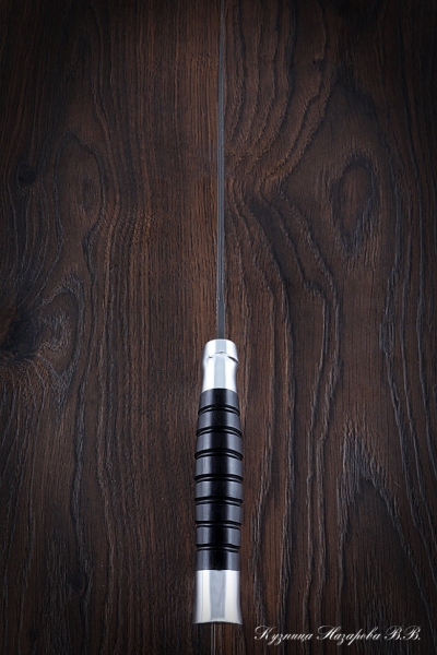 Нож Пластун  (казачий пластунский нож)  х12мф черный граб дюраль (NEW)