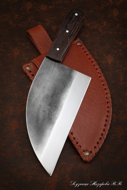 Сербский нож цельнометаллический сталь кованая х12МФ венге