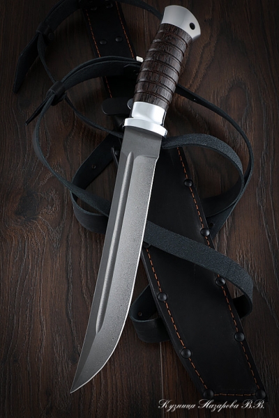 Knife Plastun (Cossack plastun knife) H12MF wenge duralumin (NEW)