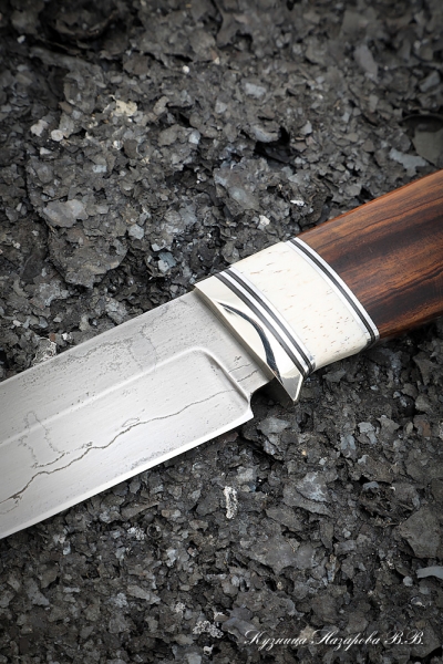 The Wanderer knife from the Maxim machine gun shield, melchior handle, elk horn, iron wood