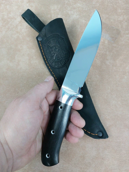 Нож  №15  Elmax ЦМ черный граб  (распродажа) 