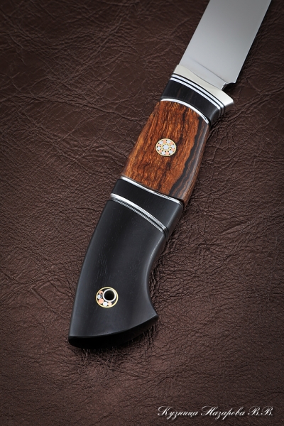 Нож Ирбис-2 S390 железное дерево черный граб