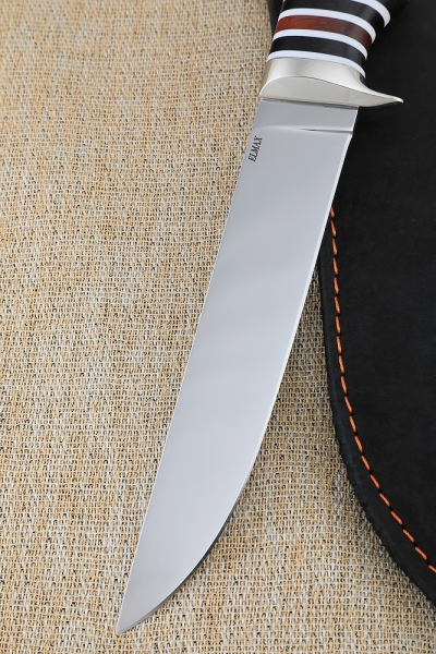 Нож Кардинал 2 ELMAX мельхиор наборная черный граб