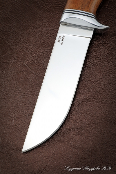 Golden Eagle knife steel M390 iron wood