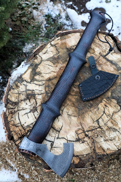 Ax Woodcutter-1 cooking metals: carbon+ HVG brushed ash (NEW)