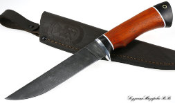 Knife Cardinal 2 Damascus black hornbeam paduk