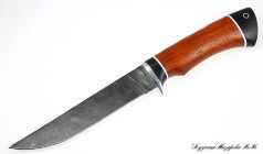 Knife Cardinal 2 Damascus black hornbeam paduk