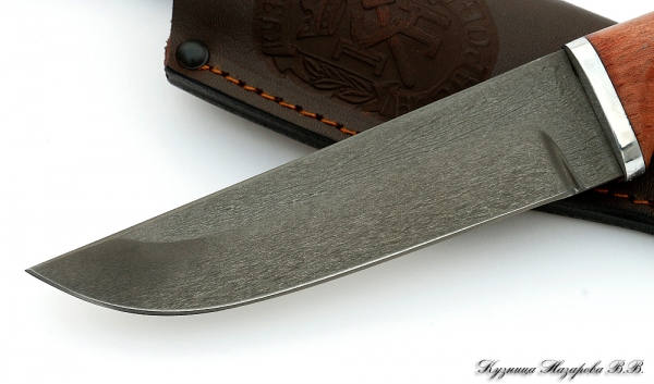 Bison knife: steel H12MF, bubinga handle auth.