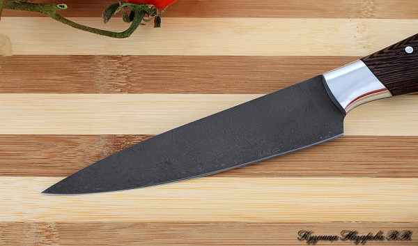 Кухонный нож Шеф № 2 сталь Х12МФ рукоять венге