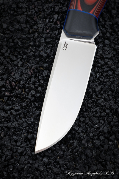 Knife No.31 H12MF CM mikarta red + black