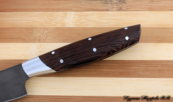 Knife Chef No. 3 steel 95h18 handle duralumin wenge