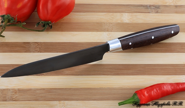 Knife Chef No. 3 steel 95h18 handle duralumin wenge