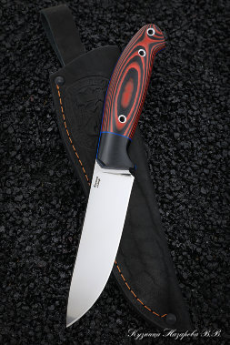 Knife No. 32 H12MF CM mikarta red + black