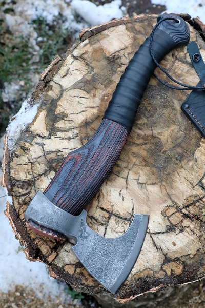 Axe Ermak-12 cooking metals: carbon+ HVG brushed ash (NEW)