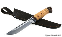 Knife Fighter 95h18 birch bark