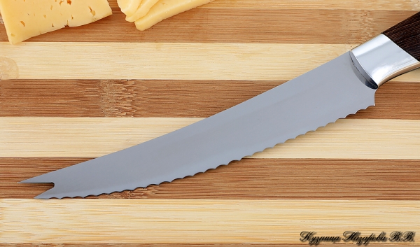 Knife Chef No. 4 steel 95h18 handle duralumin wenge