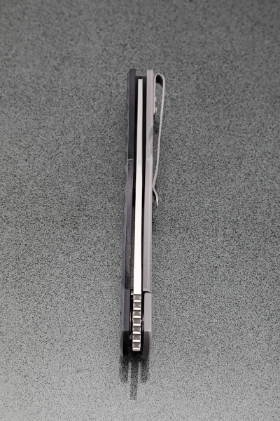 Folding knife Tor steel Elmax lining G10 carved + AUS8 (bearings, clip)