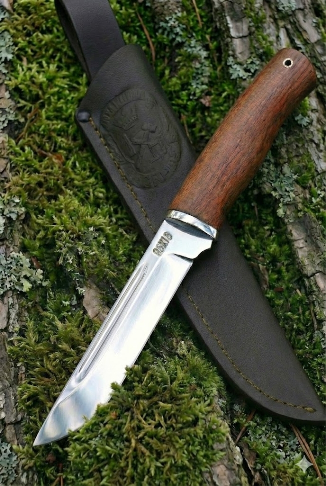 Knife Fighter 95h18 bubinga