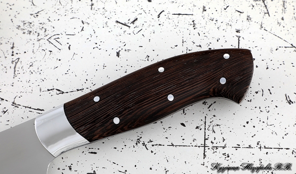 Knife Chef No. 8 steel 95h18 handle duralumin wenge