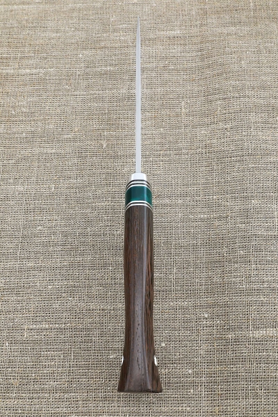 Нож Путник N690 рукоять акрил зеленый и венге 