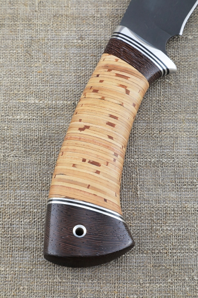 Hedgehog knife 2 H12MF birch bark