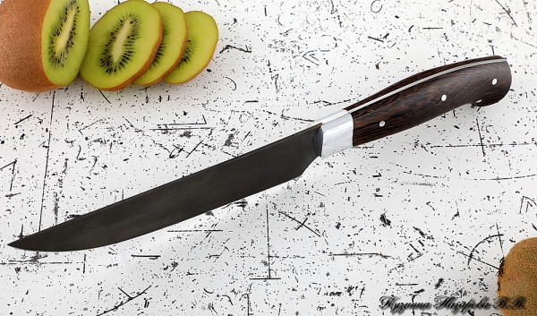 Knife Chef No. 8 steel H12MF handle duralumin wenge