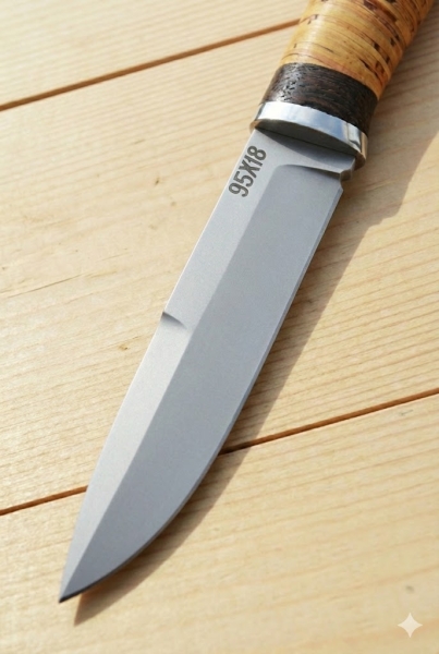 Нож Скиф 95х18 береста