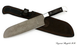 Chef Knife No. 5 H12MF black hornbeam-duralumin