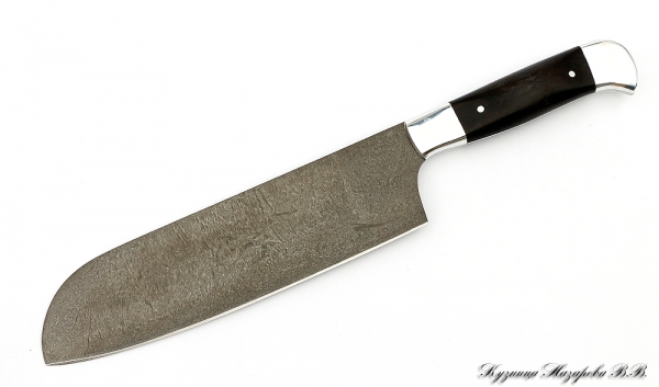 Chef Knife No. 5 H12MF black hornbeam-duralumin