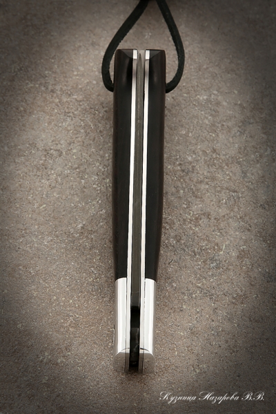 Нож складной Судак 2 сталь Х12МФ накладки черный граб