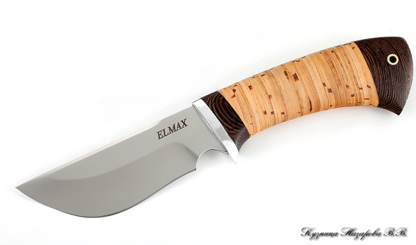 Hedgehog Knife 2 Elmax birch bark