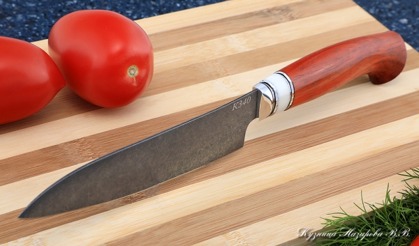 Knife Chef No. 3 steel K340 handle paduk acrylic