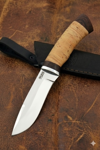 Нож Кречет 95х18 береста