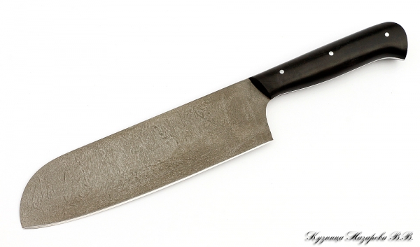 Chef Knife No. 5 H12MF black hornbeam