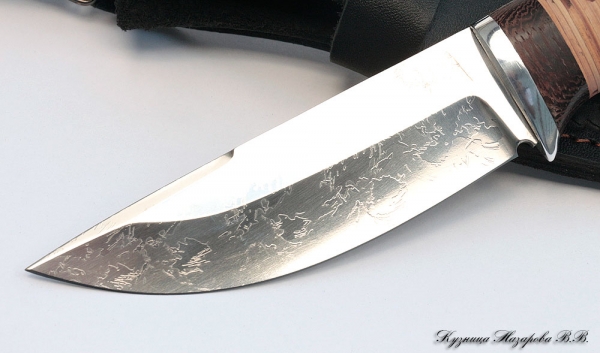 Cheetah knife D2 birch bark