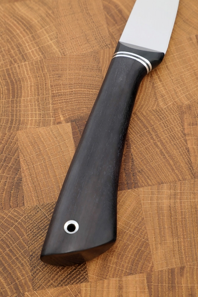 Knife fox steel 95x18, handle black hornbeam