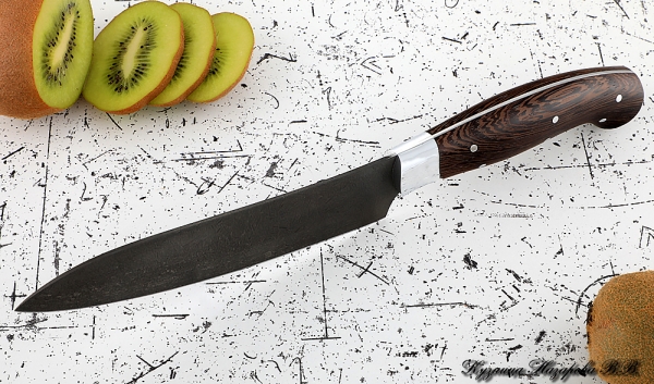 Knife Chef No. 10 steel H12MF handle duralumin wenge