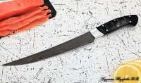 Knife Chef No. 7 steel H12MF handle acrylic black
