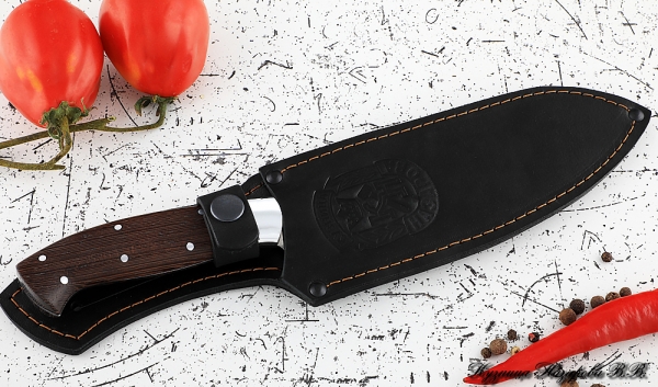 Knife Chef No. 11 steel 95h18 handle duralumin wenge