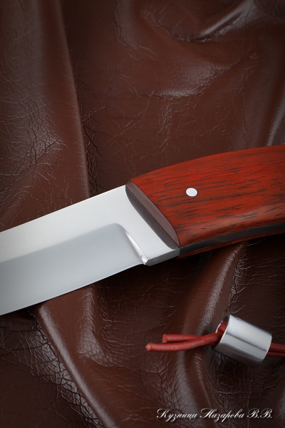 Knife Sabrage 95h18 paduk with duralumin