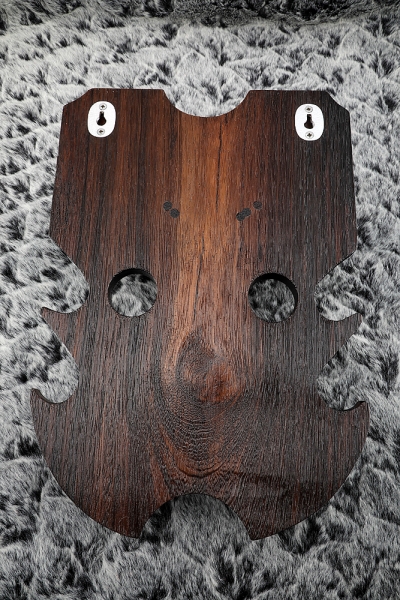 Axe-axe with traces of forging wenge carved on a stand