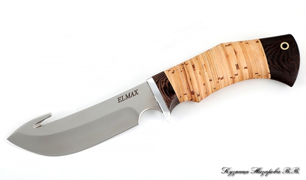 Skinning Knife Elmax birch bark