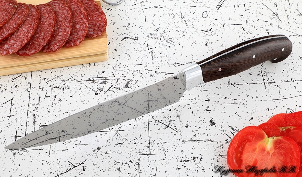 Knife Chef No. 9 steel 95h18 handle duralumin wenge