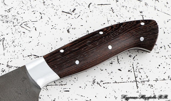 Кухонный нож Шеф № 9 сталь Х12МФ рукоять дюраль венге