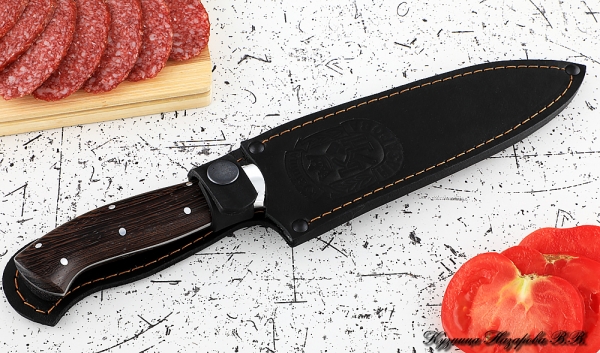 Knife Chef No. 9 steel H12MF handle duralumin wenge