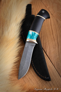 Knife Gyrfalcon K340 artificial stone black hornbeam