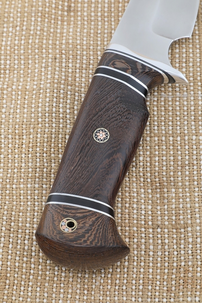 Skinning knife-4 Sandvik steel handle wenge set